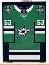2024-25 Upper Deck Credentials Arena Giveaways - Jerseys Wyatt Johnston #J-WJ card