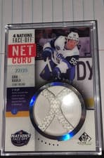 2025-26 SP Game Used 2025 4 Nations Face-Off Net Cord Relics Erik Haula #4NN-EH card