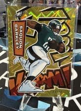 Saquon Barkley 2025 Panini Absolute Kaboom Vertical card
