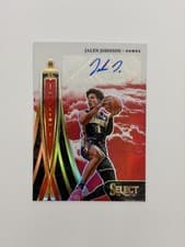 2024-25 Panini Select In Flight Signatures Jalen Johnson #IFS-JJN card