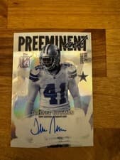 2025 Topps Signature Class Preeminent Ink Terence Newman #PI-TN card