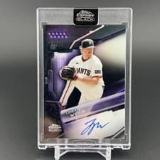 2026 Topps Chrome Black Autographs Logan Webb #CBA-LW card
