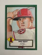 Mike Trout 2018 Topps Gallery Heritage card