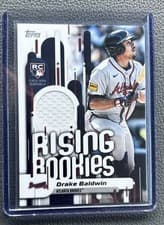 2025 Topps Update Rising Rookies Relics Drake Baldwin #RRR-DB card