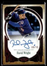 2026 Topps Tier One Prime Performers Autographs David Wright #PPA-DW card