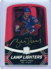 Brett Hull 2020 Upper Deck The Cup Lamp Lighters Autographs card