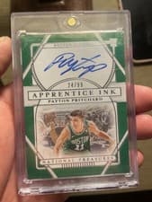 Payton Pritchard 2020 Panini National Treasures Apprentice Ink card