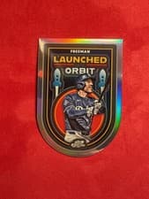 2025 Topps Cosmic Chrome Launched into Orbit Freddie Freeman #LIO-39 card