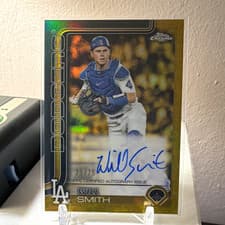 2025 Topps Gilded Collection Chrome Gold Autographs Will Smith #CGA-WS card