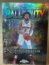 2025-26 Topps Chrome Ball of Duty Cade Cunningham #BD-11 card