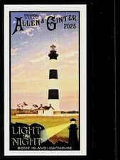 2025 Topps Allen & Ginter Light The Night (Minis) Bodie Island Lighthouse #LTN-19 card
