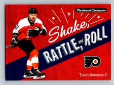 2024-25 Parkhurst Champions Shake Rattle and Roll Travis Konecny #SRR-19