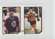 Paul MacLean, Ilkka Sinisalo 1986 O-Pee-Chee Sticker card