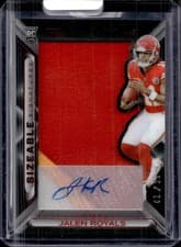 2025 Panini Black Sizeable Signatures Rookie Jersey Jalen Royals #20 card