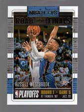 Russell Westbrook 2018 Panini Hoops Road to the Finals card