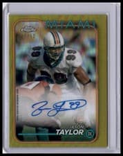 Jason Taylor 2024 Topps Chrome Chrome Legends Autographs card