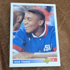 Isiah Thomas 1992-93 Upper Deck Base Set card