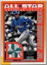 2025 Topps 1990 Topps Baseball All-Star Relics Ken Griffey Jr. #90ASR-KG card