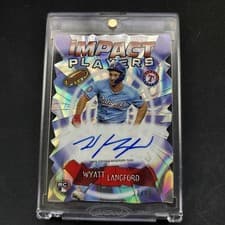 2024 Bowman's Best Impact Players Autographs Wyatt Langford #IPA-WL card