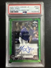 2025 Topps Chrome Logofractor Edition Base Set Greg Jones #265 card