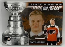 2024-25 Upper Deck Black Diamond Run for the Cup Matvei Michkov #RUN-MM