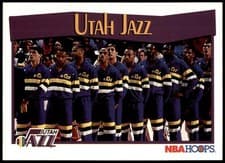 Utah Jazz 1991-92 Hoops Base Set card