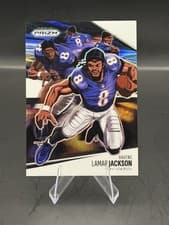 2025 Panini Prizm Manga - Vertical Lamar Jackson #3 card