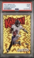 2021 Panini Absolute Kaboom Lamar Jackson #K35