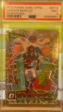 Saquon Barkley 2018 Donruss Optic Downtown card