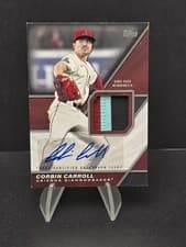 2026 Topps Major League Material Autographs Corbin Carroll #MLM2-CCA card