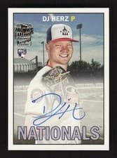 2025 Topps Archives Fan Favorite Autographs 1967 DJ Herz #67FFA-DH card