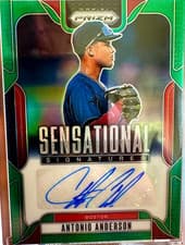 2025 Panini Prizm Sensational Signatures Antonio Anderson #SS-AA card