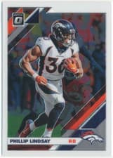 Phillip Lindsay 2019 Donruss Optic card