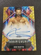 2026 Topps Chrome WWE Main Event Autographs Drew McIntyre #MEA-DM card