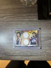 2025-26 Topps Holiday Dual Player Relics Ace Bailey / Dylan Harper #DPR-DH card