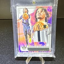 2024-25 Panini Court Kings Rookie Swatches Stephon Castle #RJS-SPC card