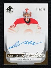 2024-25 SP Authentic Curated Signatures Dan Vladar #SPC-DV card