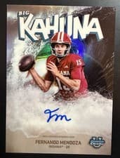 2025 Bowman University Chrome The Big Kahuna Autographs Fernando Mendoza #BK-FM card