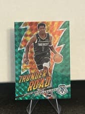 Anthony Edwards 2022 Panini Mosaic Thunder Road card