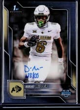 2025 Bowman University Chrome Chrome Prospect Autographs Dre’Lon Miller #BCA-DMI card