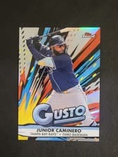 2025 Finest Gusto Junior Caminero #G-24 card