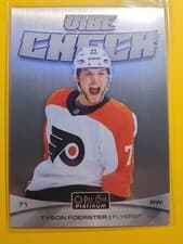 2025-26 O-Pee-Chee Platinum Vibe Check Tyson Foerster #VC-14 card
