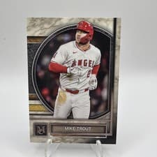 2025 Topps Museum Collection Base Set Mike Trout #100 card