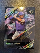 2025 Topps Diamond Icons Black PolychromatINK Autographs Marcus Semien #BPA-MS card