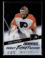 2024-25 Upper Deck Credentials Acetate Debut Ticket Access Ivan Fedotov #DTAA-IF card