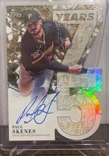 2026 Topps 75 Years of Topps Die-Cut Autographs Paul Skenes #75YA-PS card