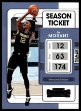 Ja Morant 2021 Panini Contenders card