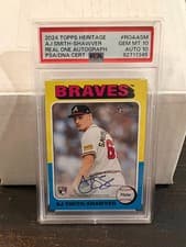 2024 Topps Heritage Real One Autograph AJ Smith-Shawver #ROA-ASM card