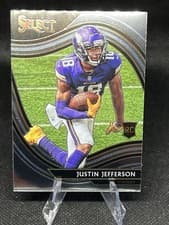 Justin Jefferson 2020 Panini Select card