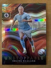 Erling Haaland 2022 Panini Select Premier League Unstoppable card